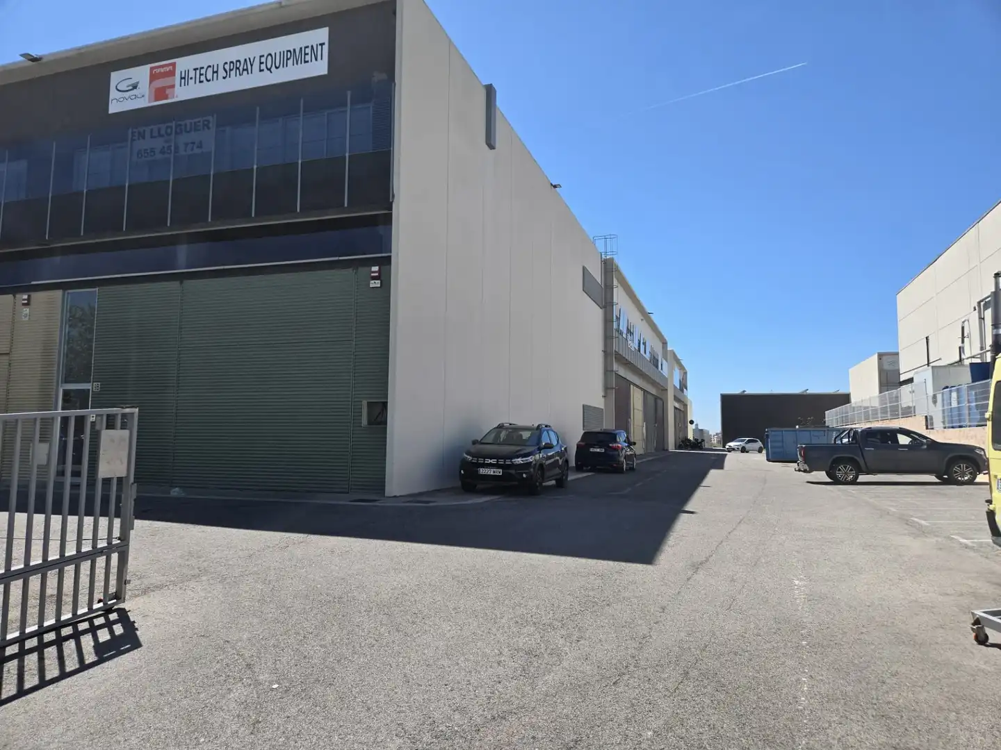 Vista exterior de Nave industrial de alquiler en Vilanova i la Geltrú