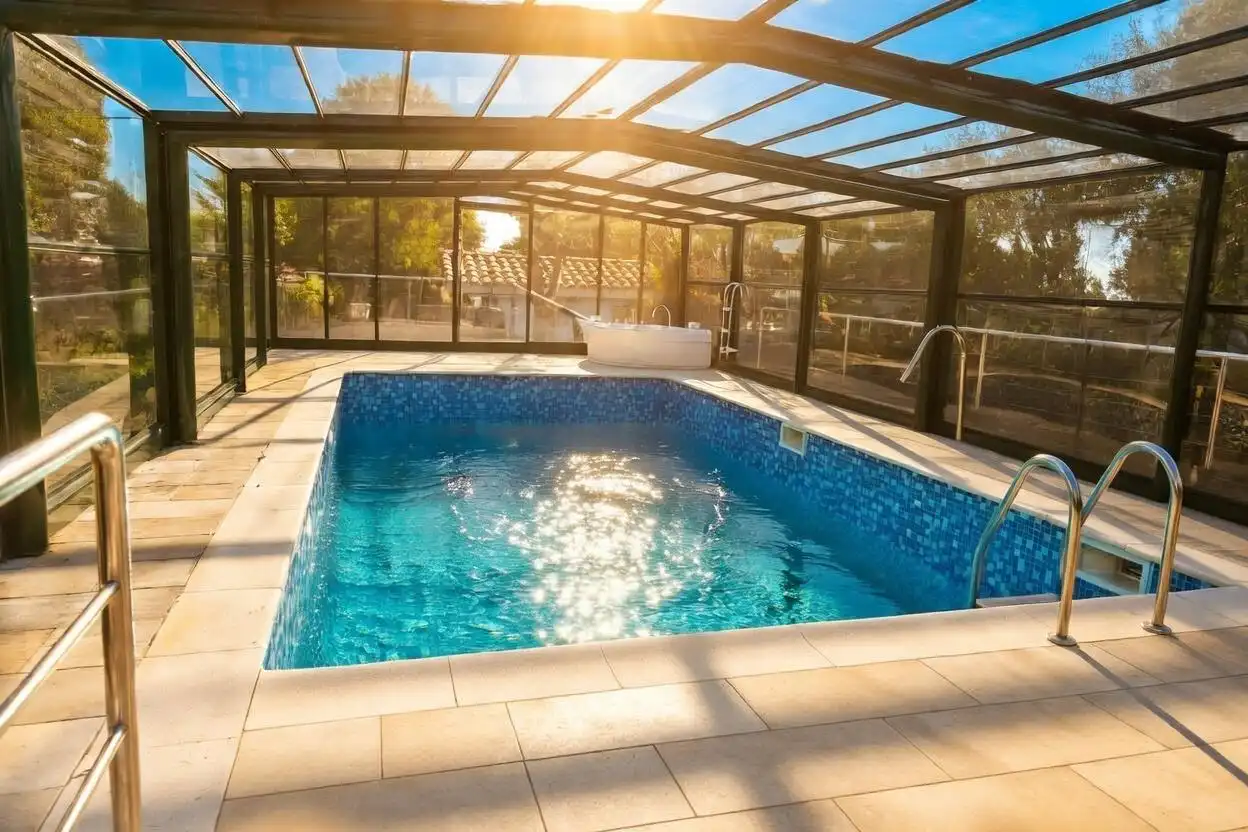 Swimming pool of Houses for sale in Muros de Nalón  with Heating, Private garden and Terrace