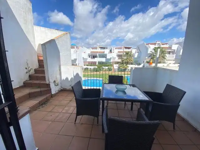 Terraza de Apartamento de alquiler en Islantilla con Aire acondicionado, Calefacción y Terraza