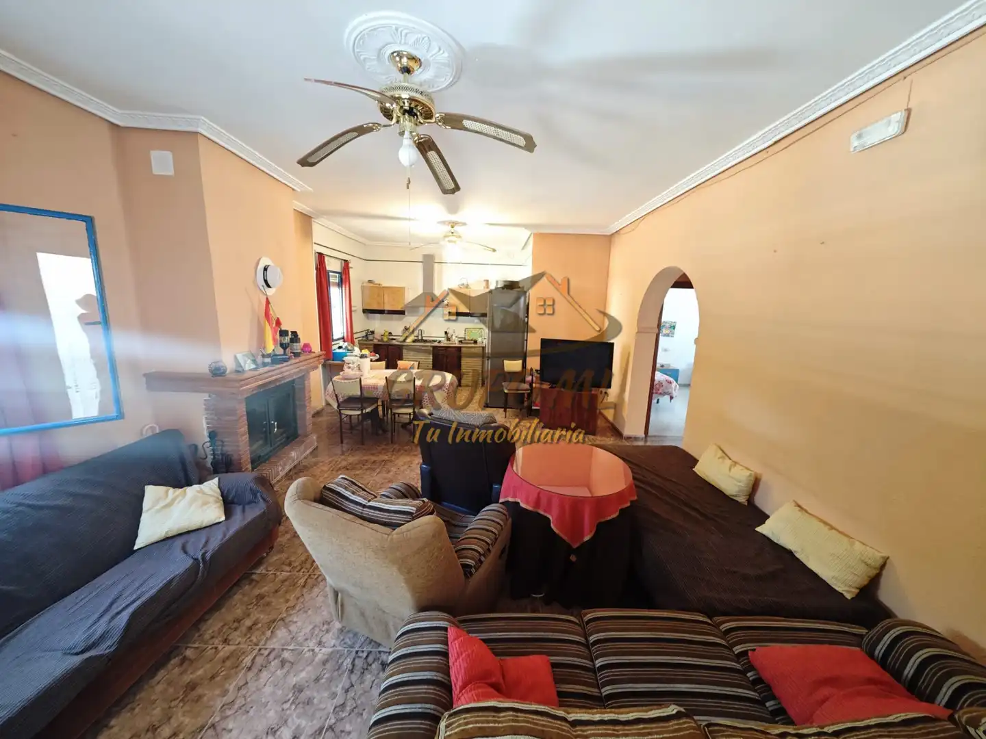 Wohnzimmer von Haus oder Chalet zum Verkauf in Torreperogil mit Klimaanlage, Heizung und Privatgarten