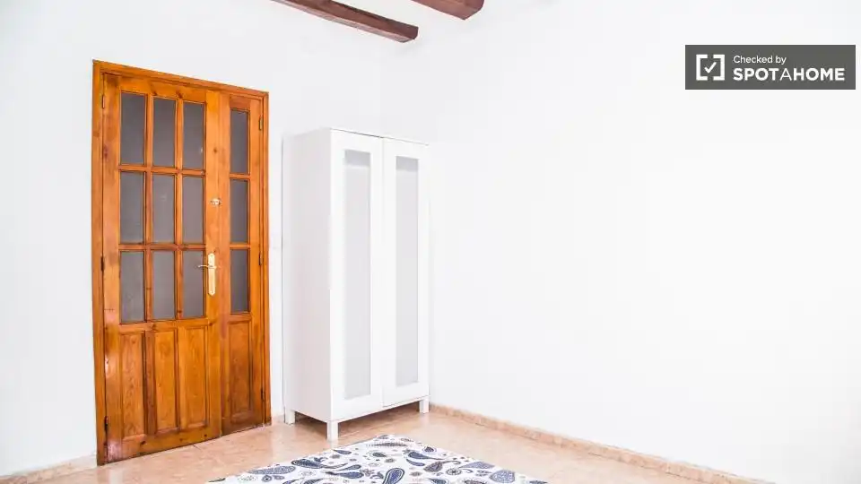 Habitación de Piso para compartir en Barcelona con Aire acondicionado, Calefacción y Amueblado