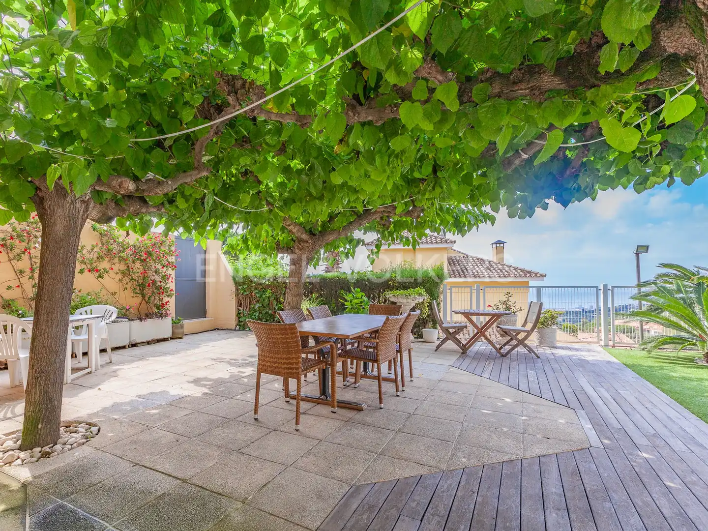 Terraza de Casa o chalet en venta en Mataró con Aire acondicionado, Calefacción y Jardín privado