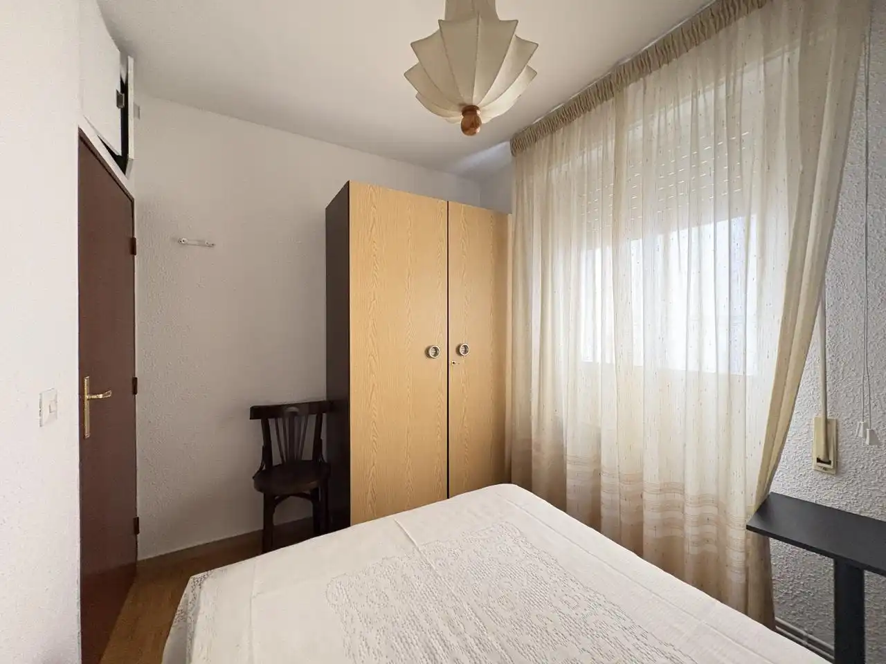 Bedroom of Flat for rent in Madrid  with Heating, Terrace and Furnished