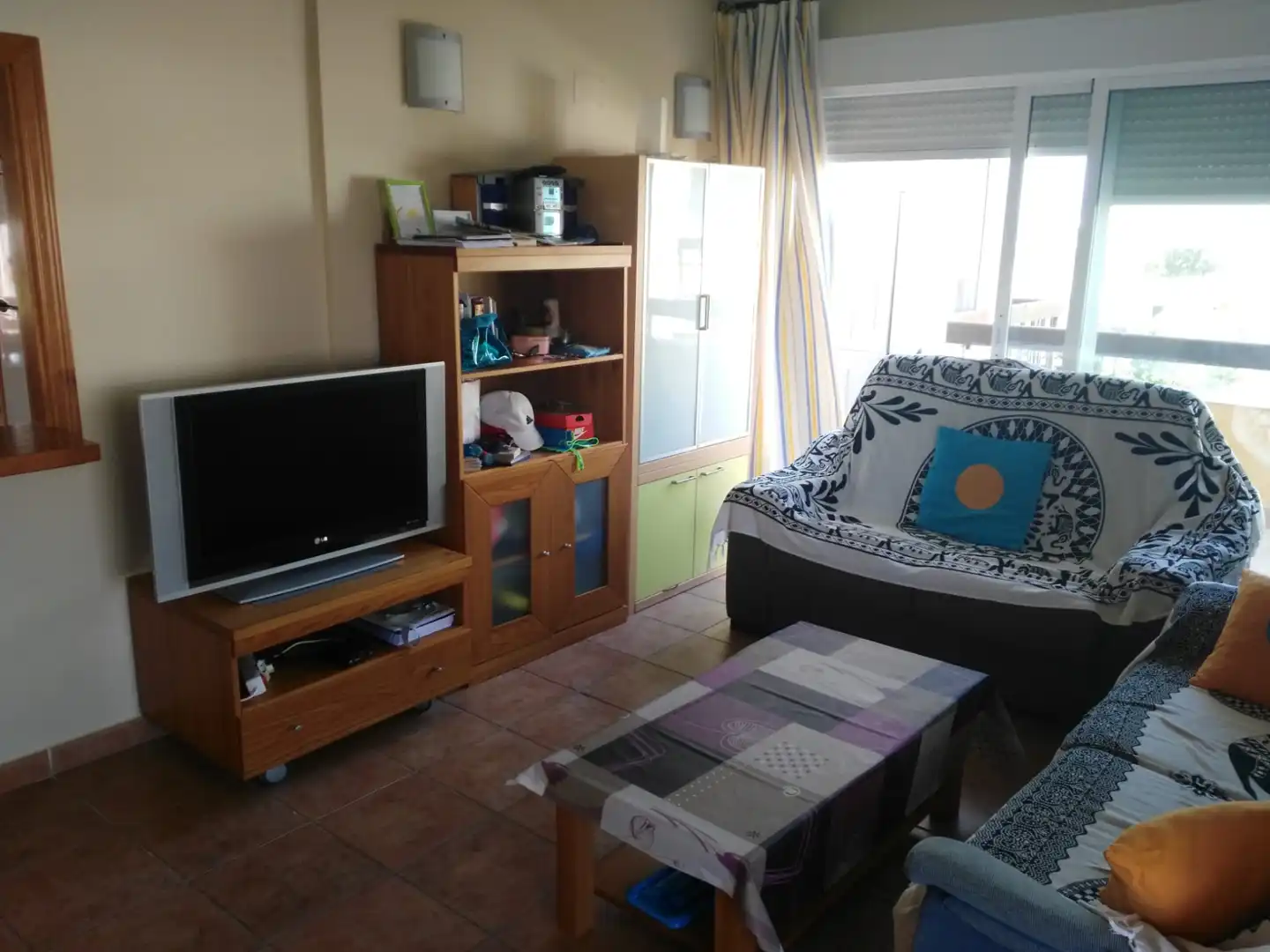 Wohnzimmer von Wohnungen zum Verkauf in Vera mit Klimaanlage, Heizung und Terrasse