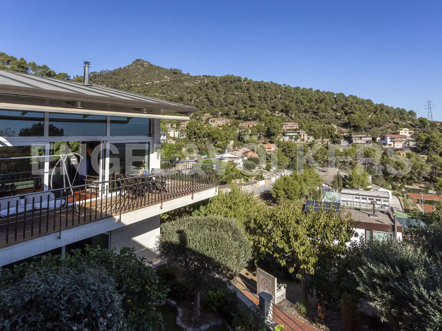 Terraza de Casa o chalet en venta en Santa Coloma de Cervelló con Calefacción, Jardín privado y Parquet