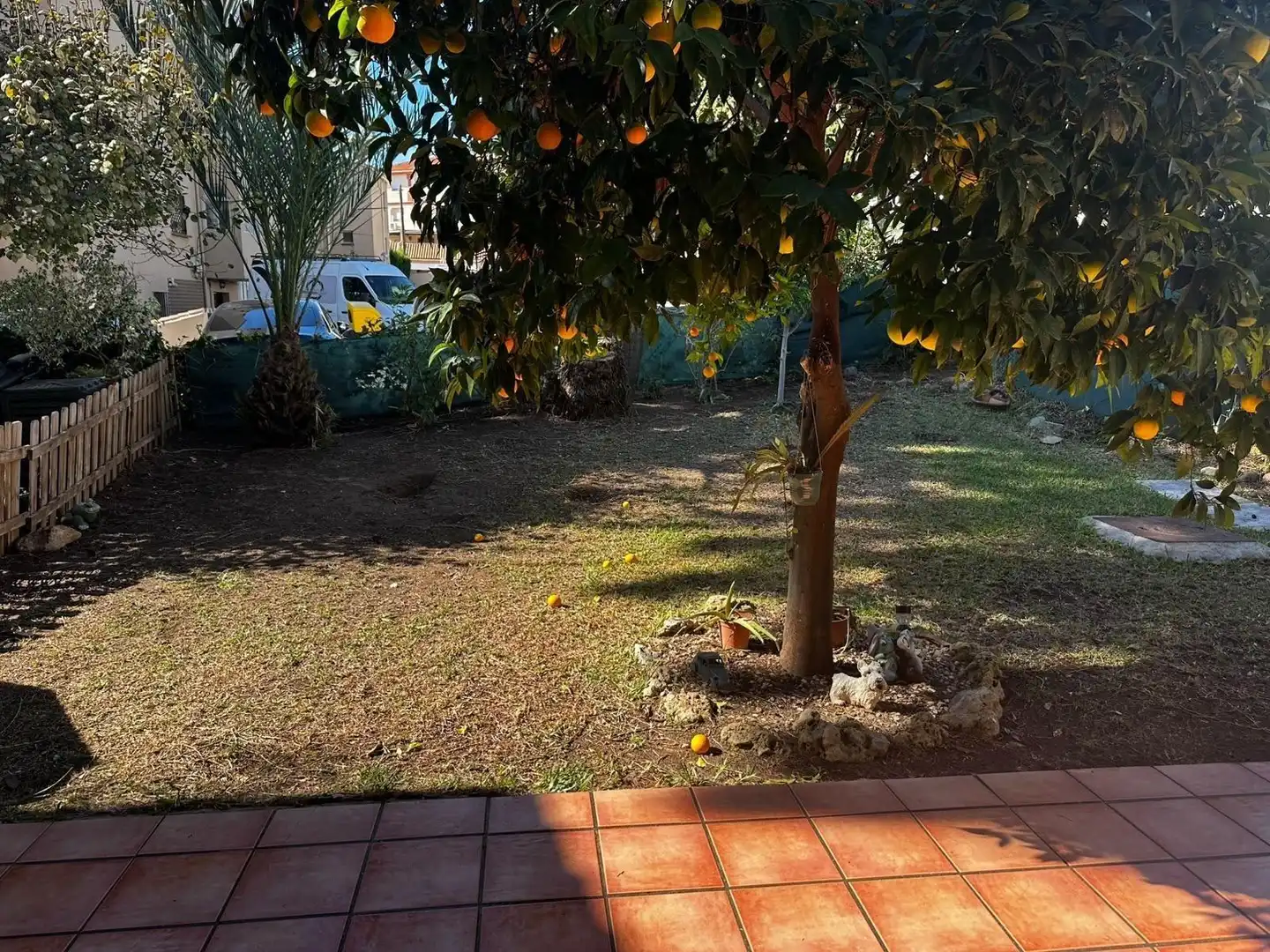 Jardín de Casa adosada en venta en Campo de Mijas