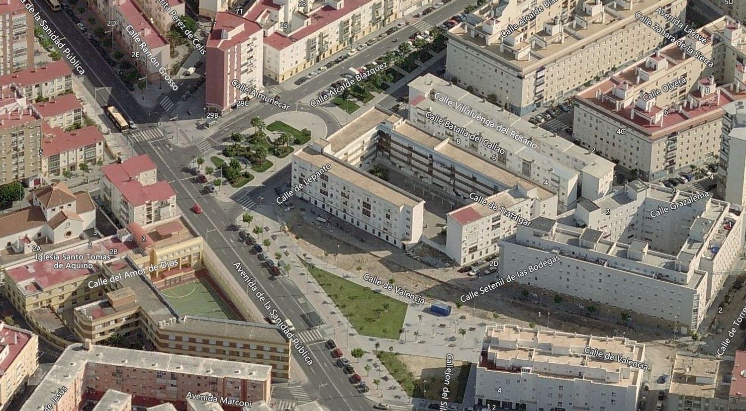 Vista exterior de Pis en venda en  Cádiz Capital