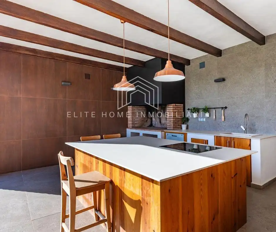 Kitchen of Houses for sale in Useras /  Les Useres  with Air Conditioner, Private garden and Terrace