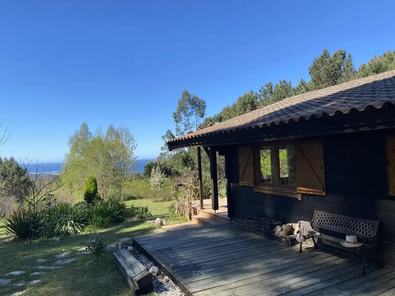 Terraza de Casa o chalet en venta en Porto do Son con Jardín privado