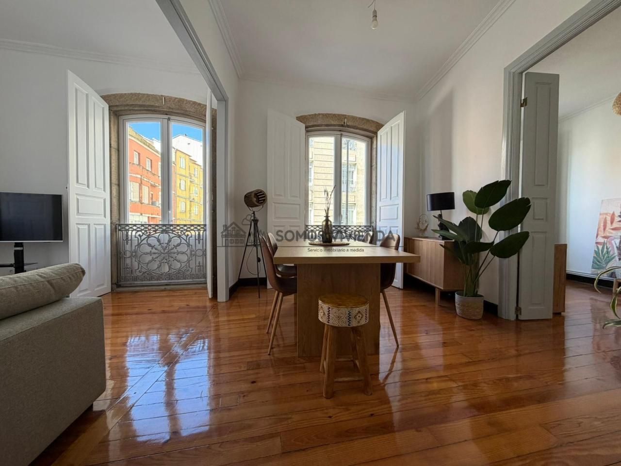 Dining room of Flat for rent in Ourense Capital   with Heating, Storage room and Furnished