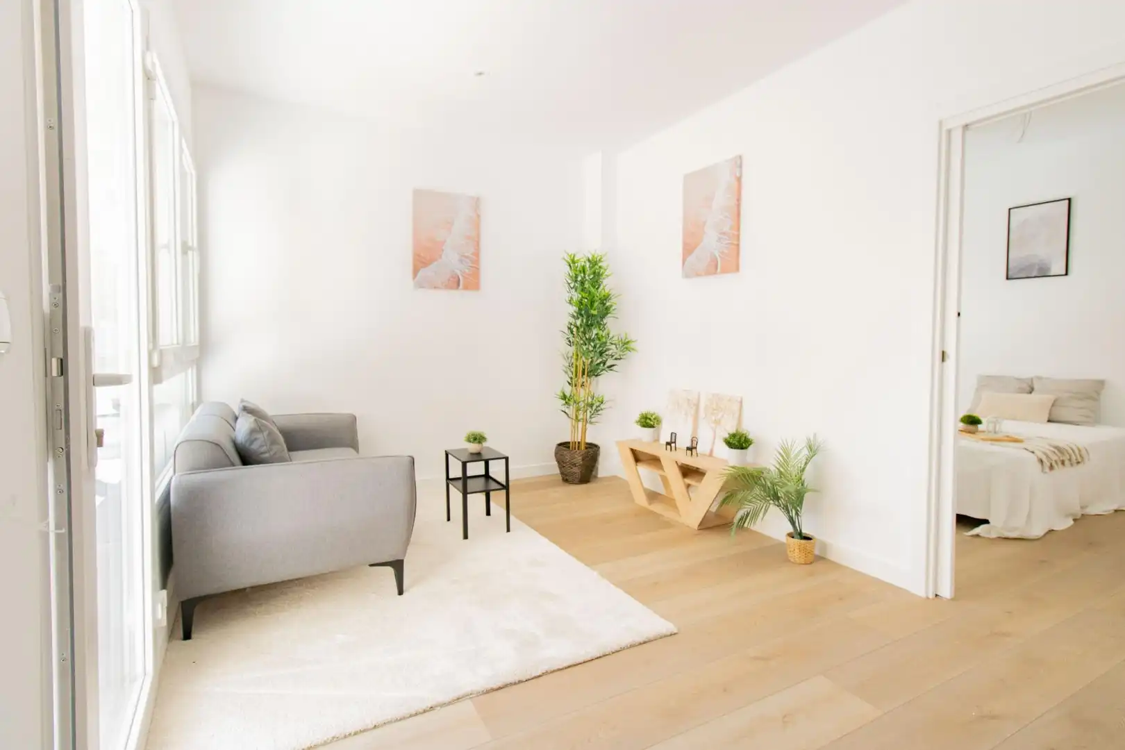 Sala de estar de Apartamento en venta en Sagunto / Sagunt con Amueblado