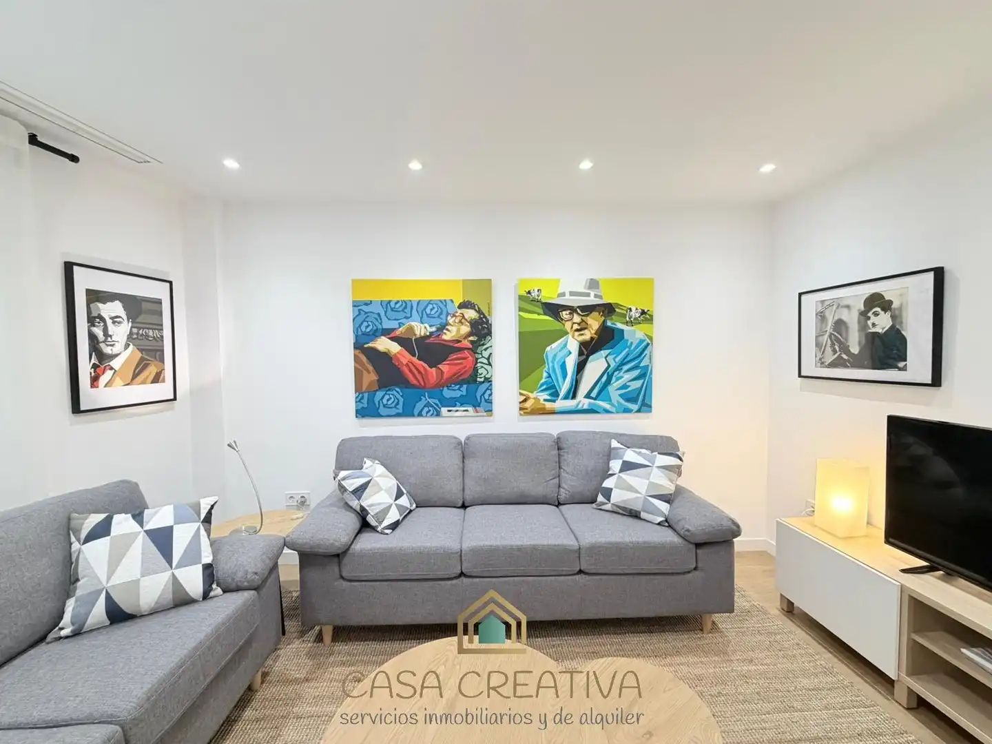 Sala de estar de Piso de alquiler en Valencia con Aire acondicionado, Calefacción y Terraza
