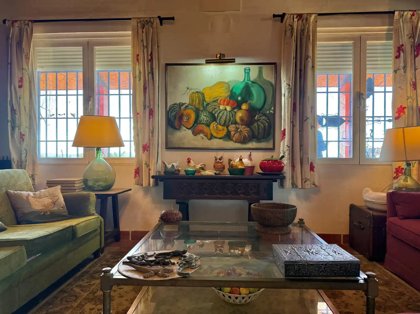 Sala de estar de Finca rústica en venta en Piedralaves con Jardín privado, Terraza y Trastero