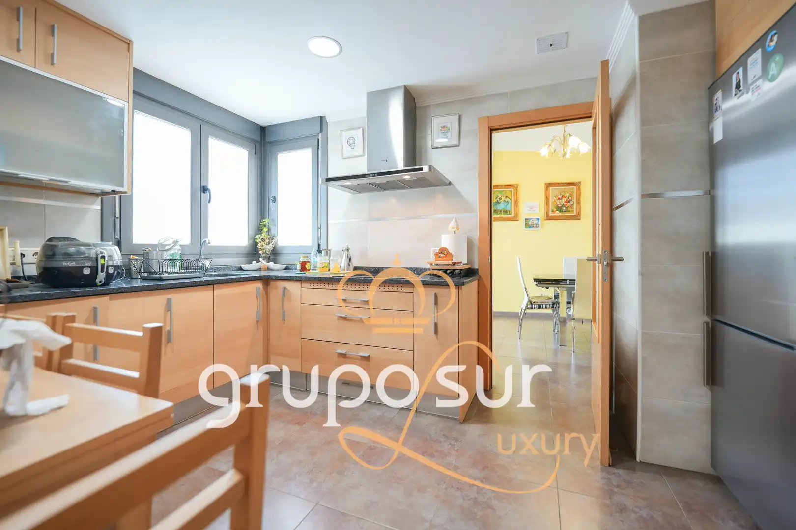 Cocina de Casa o chalet en venta en Aldeamayor de San Martín con Calefacción, Jardín privado y Terraza