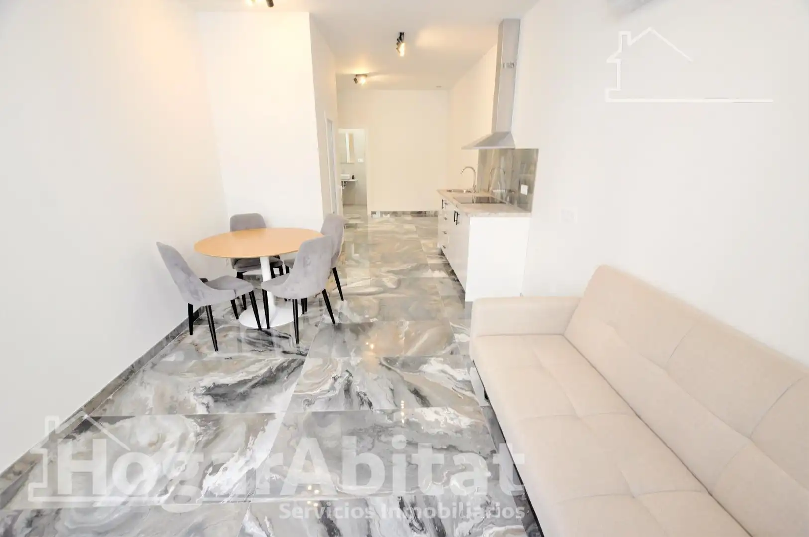 Living room of Flat for sale in  Valencia Capital  with Air Conditioner