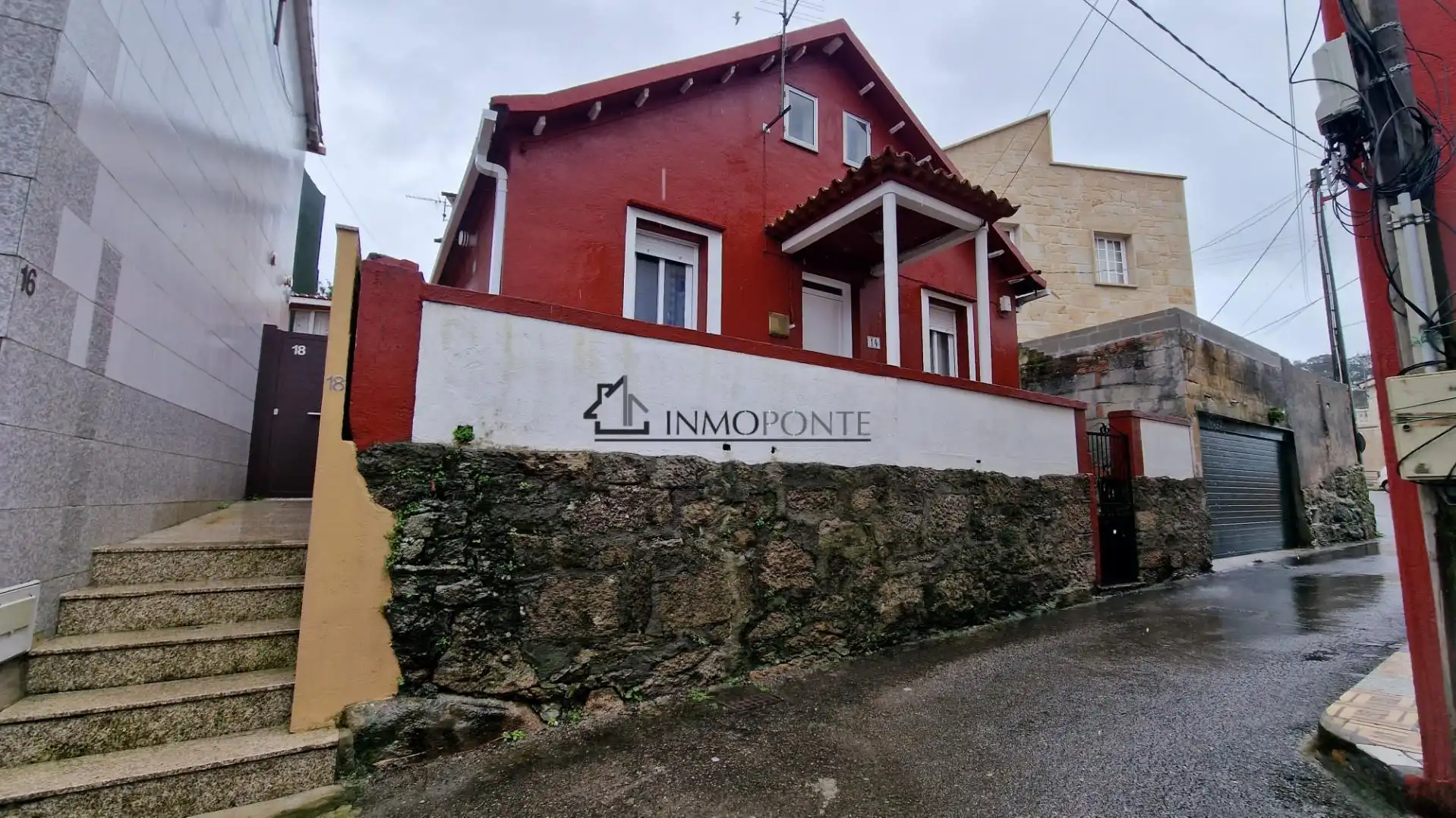 Vista exterior de Casa o chalet en venta en Marín con Calefacción y Terraza