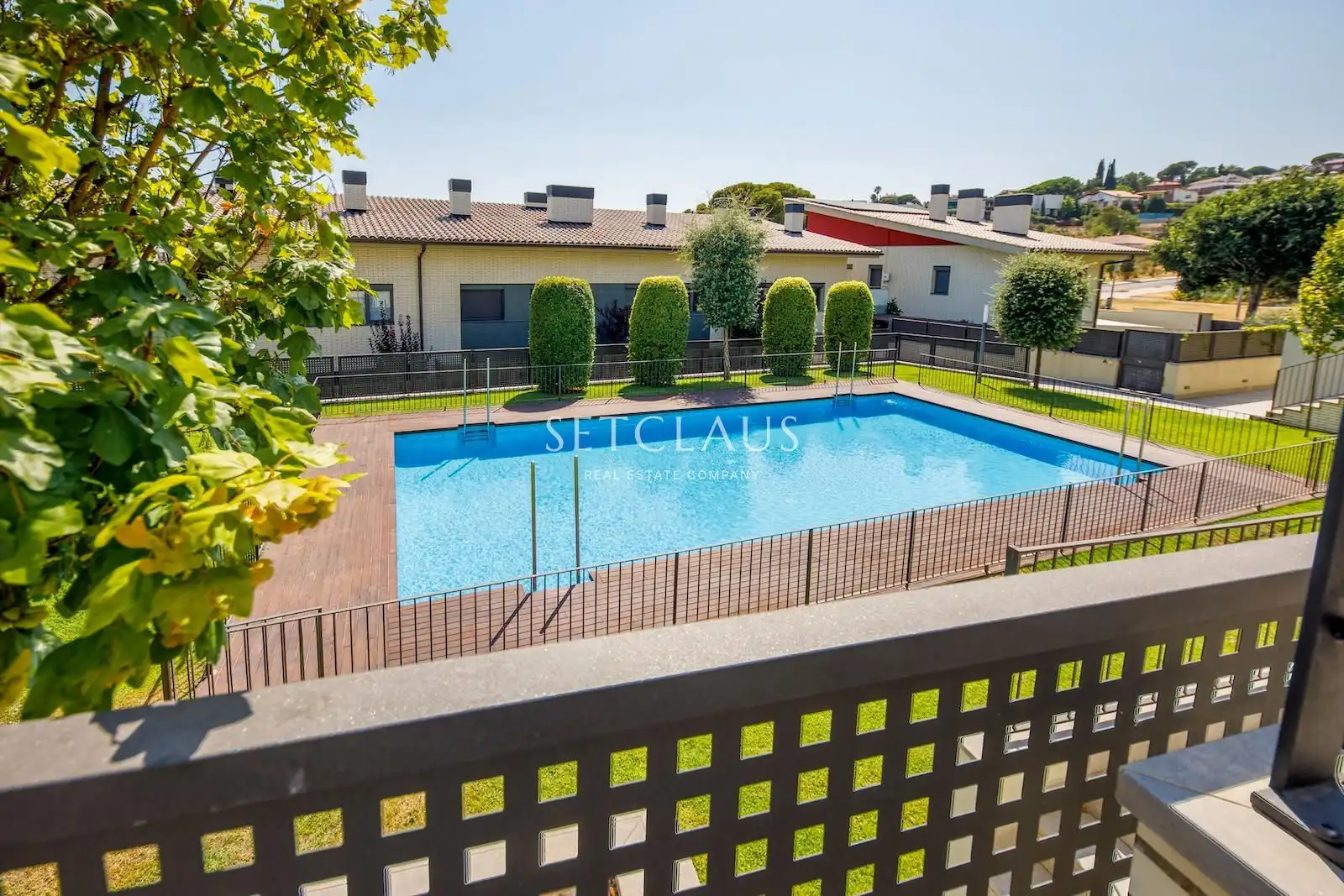 Piscina de Casa adosada de alquiler en Teià con Aire acondicionado, Calefacción y Jardín privado