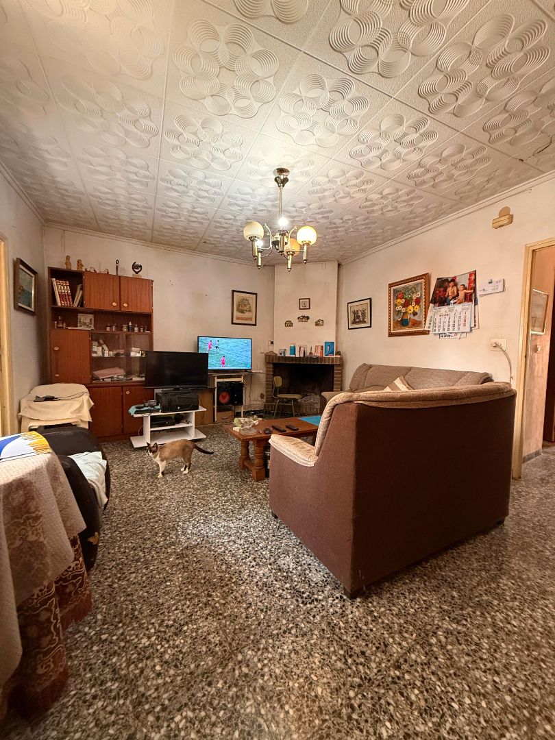 Living room of Single-family semi-detached for sale in Monforte del Cid  with Furnished