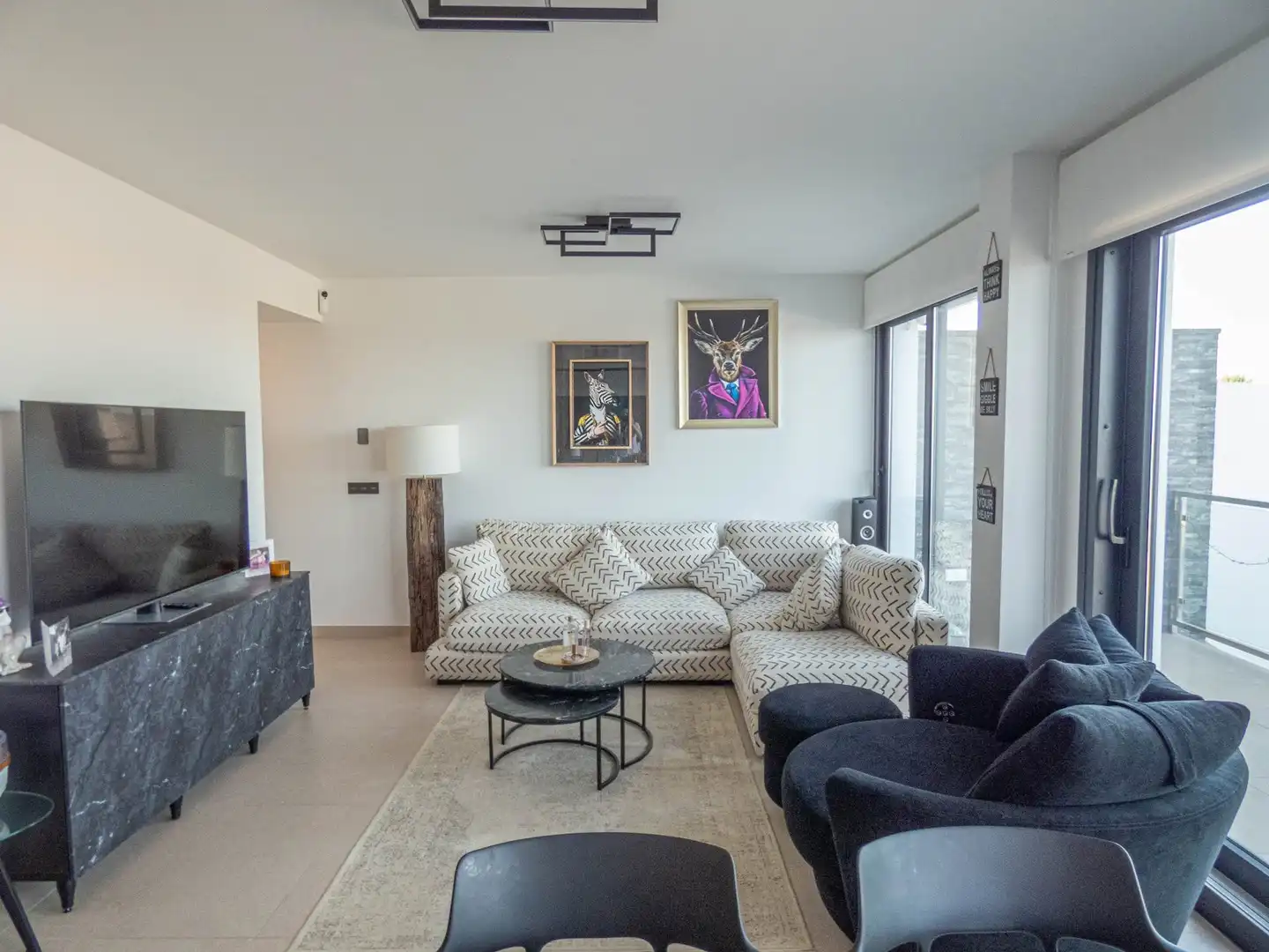 Sala d'estar de Apartament en venda en Guardamar del Segura amb Terrassa i Alarma