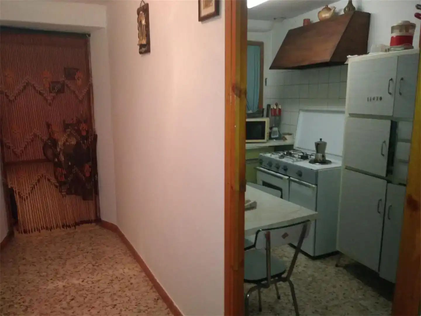 Cocina de Casa adosada en venta en Castigaleu con Trastero, Amueblado y Balcón