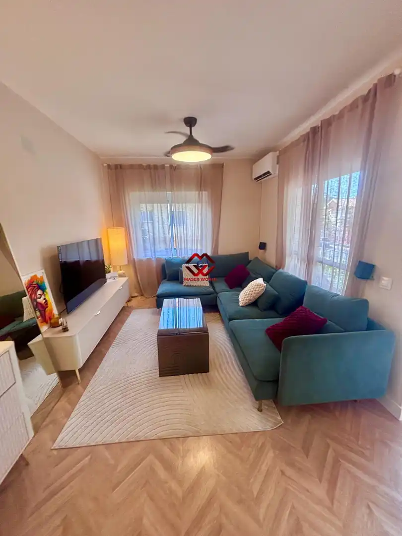 Living room of Apartments for sale in San Javier  with Air Conditioner, Terrace and Furnished