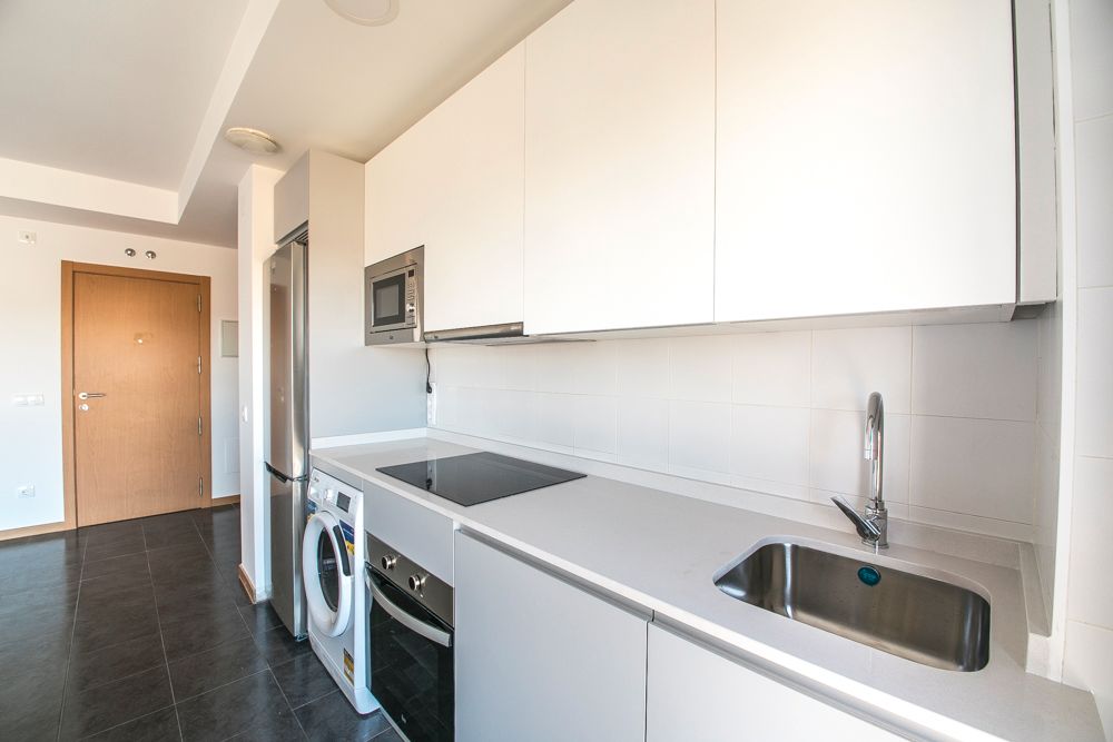 Kitchen of Flat for sale in Tres Cantos  with Parquet flooring and Storage room