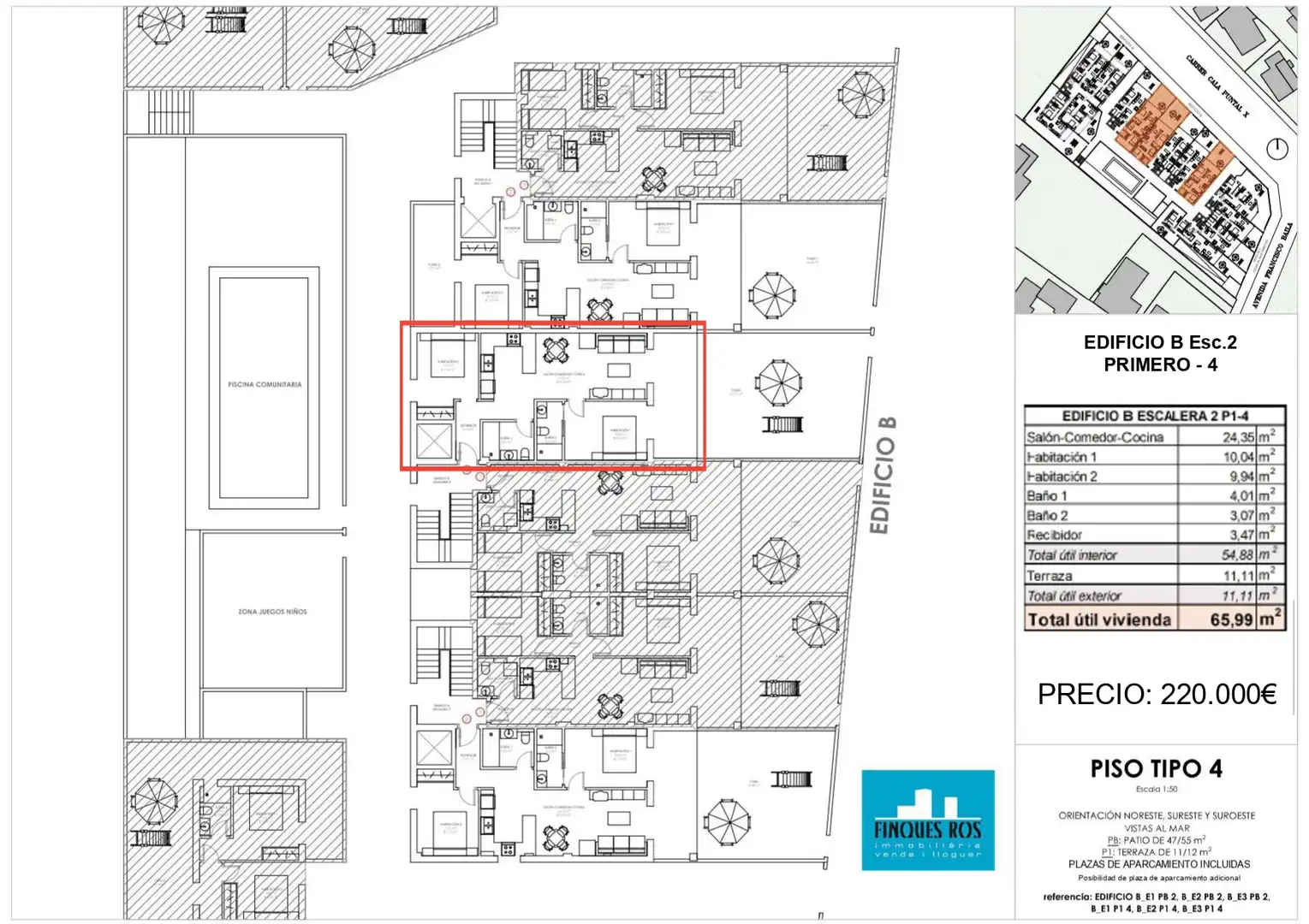 Apartamento con piscina en venta en Cala del Puntal, imagen 17