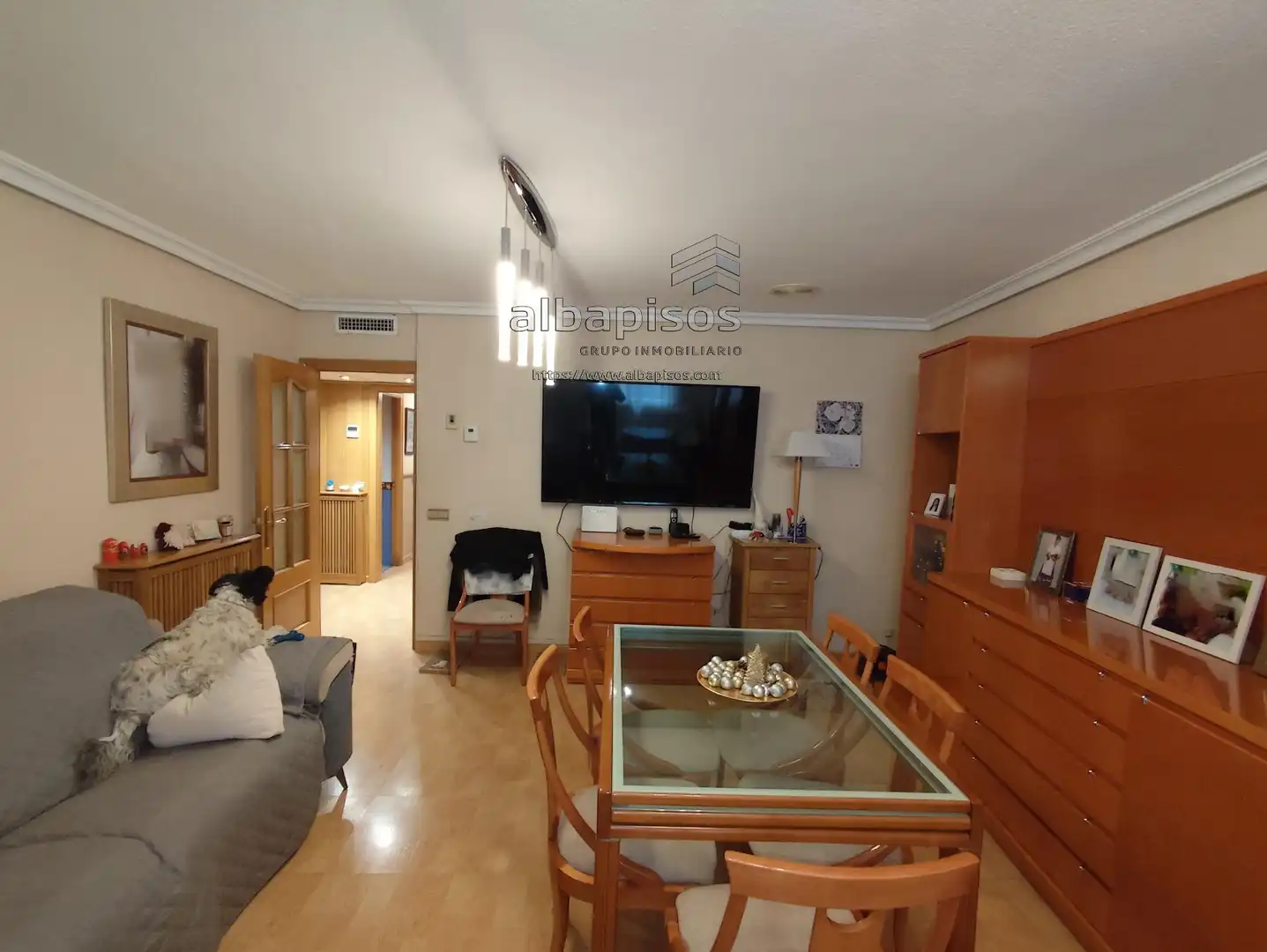 Sala de estar de Piso en venta en Albacete con Aire acondicionado, Calefacción y Trastero
