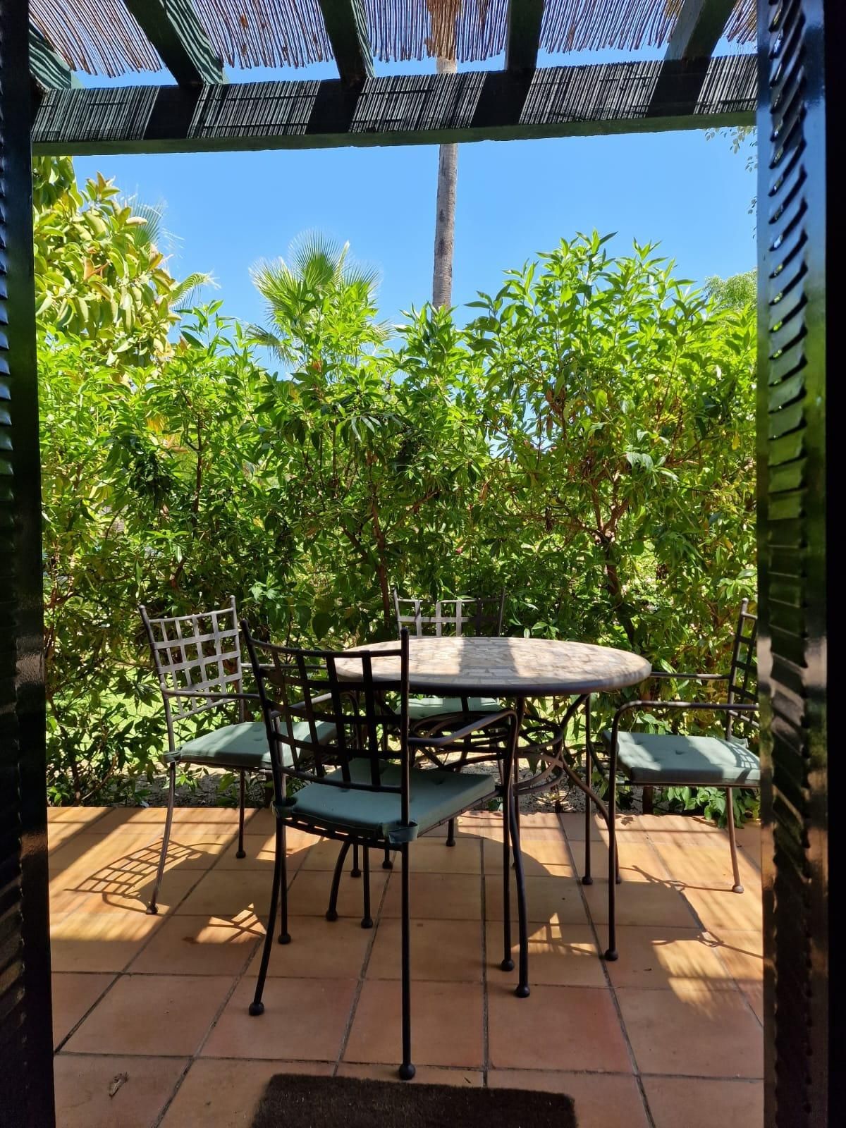 Terrace of Planta baja to rent in Ayamonte  with Air Conditioner, Private garden and Terrace