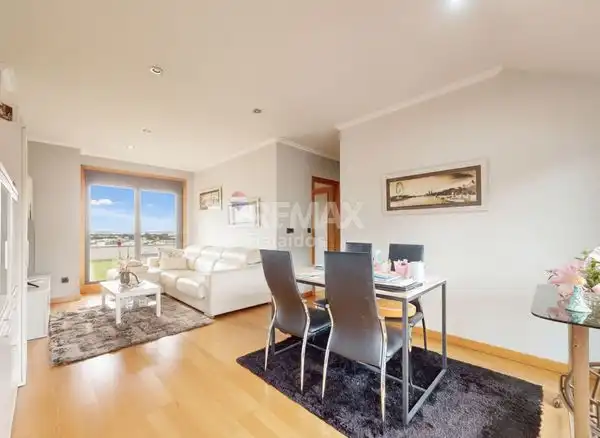 Living room of Attic for sale in Vigo   with Heating, Parquet flooring and Terrace