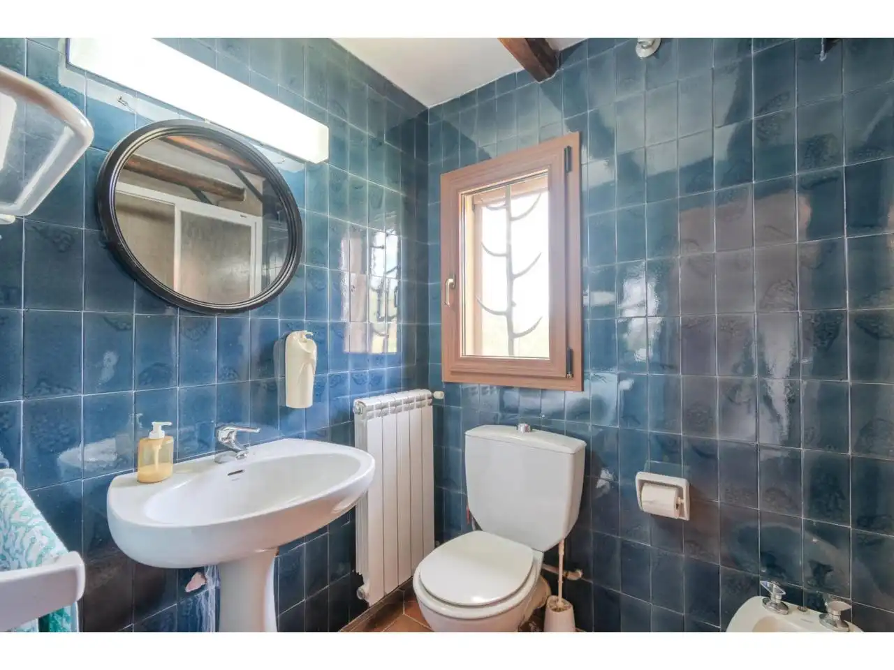 Baño de Finca rústica en venta en Sils con Calefacción, Jardín privado y Terraza