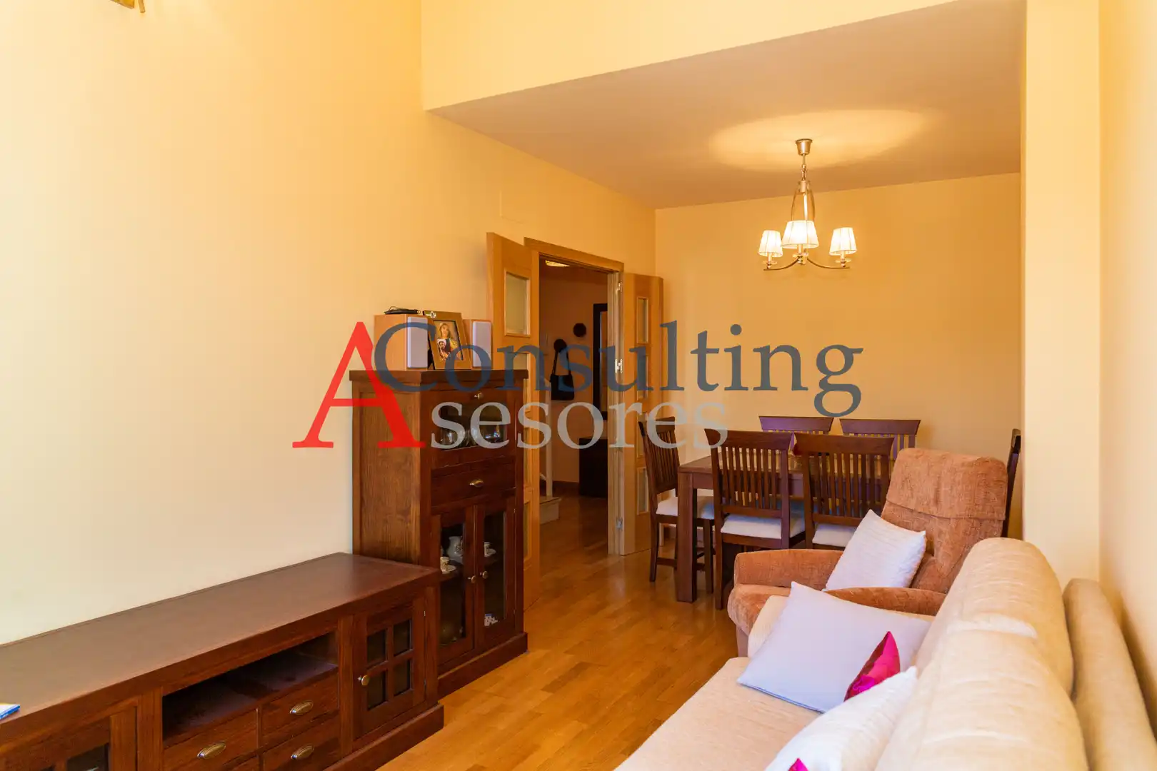 Sala de estar de Dúplex en venta en San Juan del Puerto con Amueblado, Horno y Lavadora