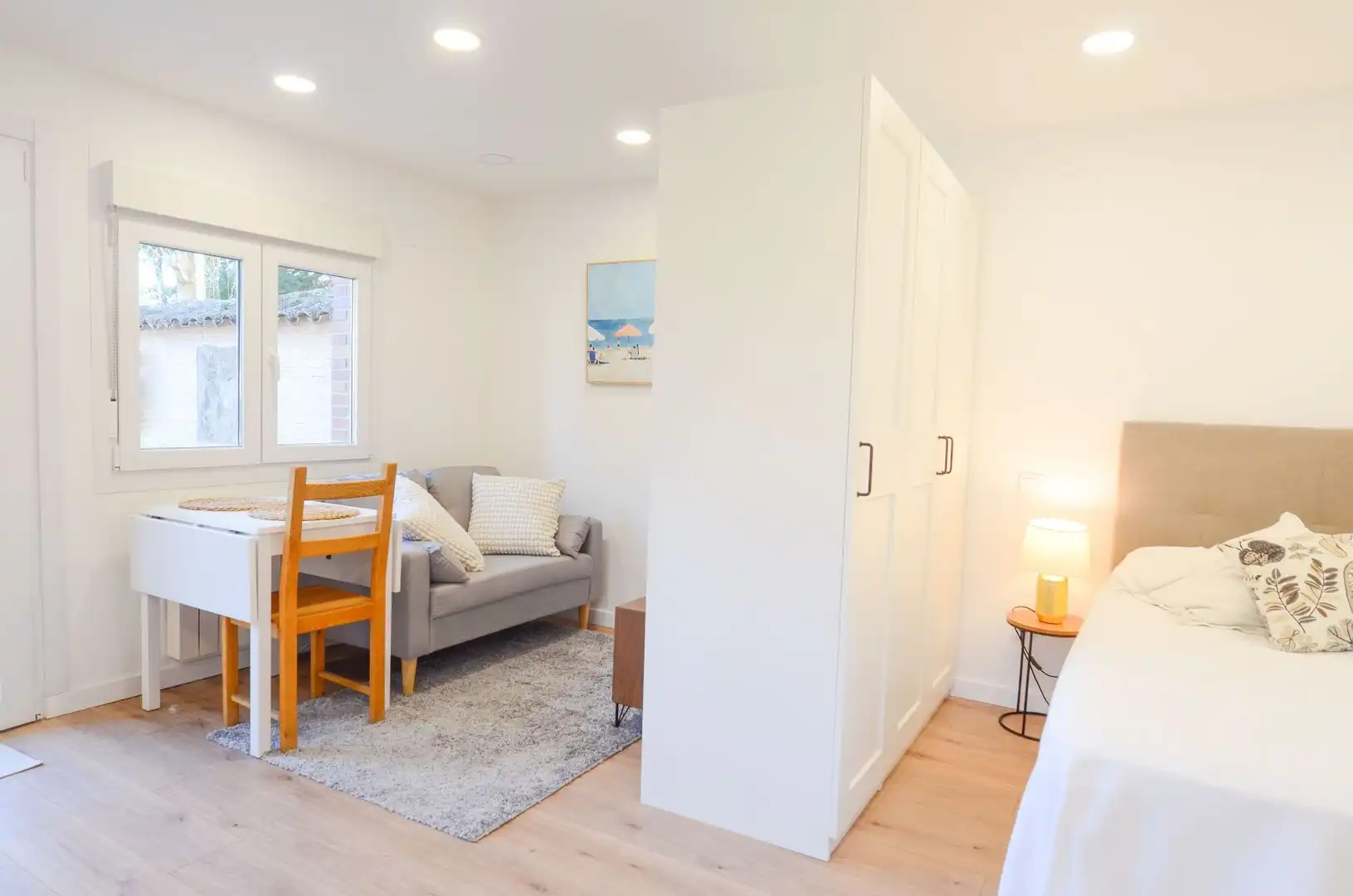 Bedroom of Apartments for rent in Villanueva de la Cañada  with Air Conditioner, Heating and Furnished