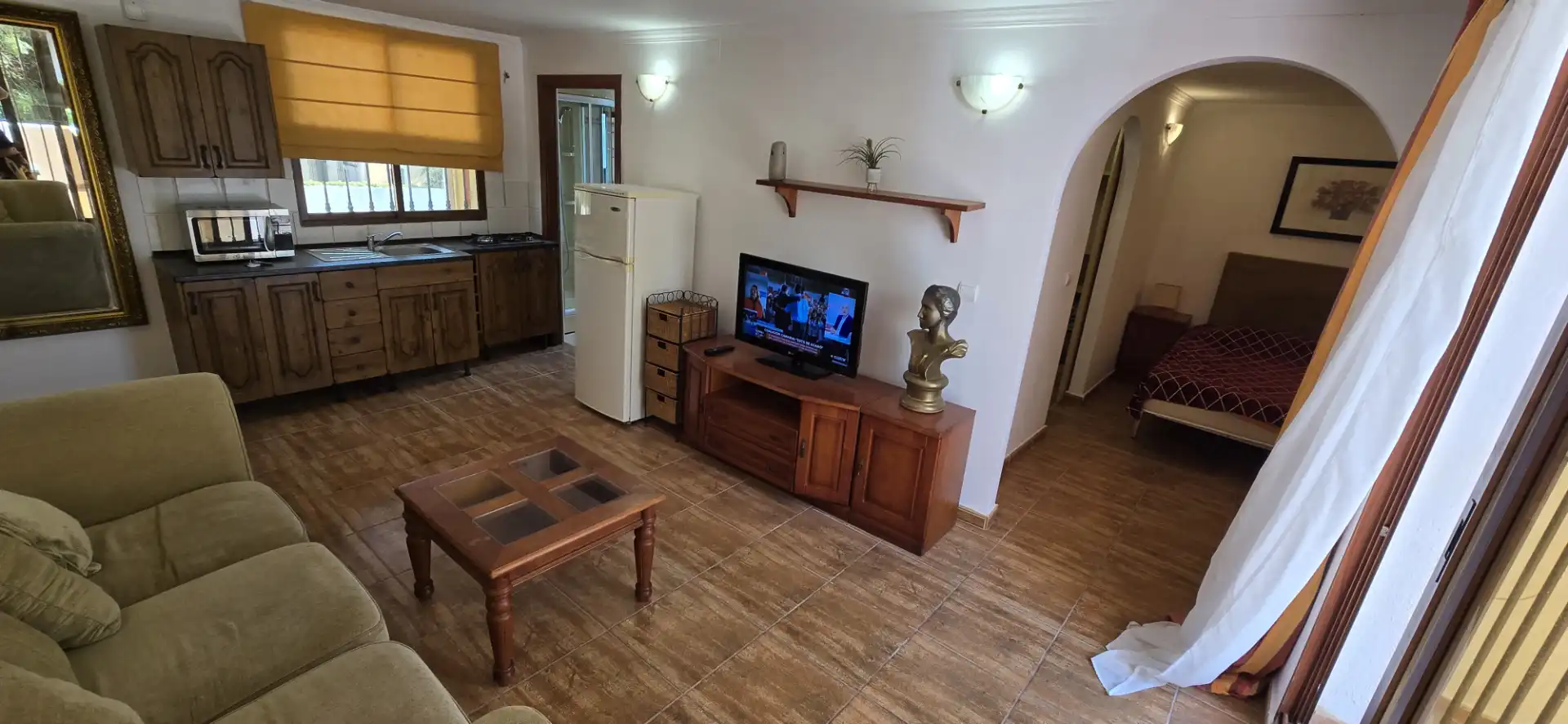 Sala de estar de Piso de alquiler en Estepona con Amueblado
