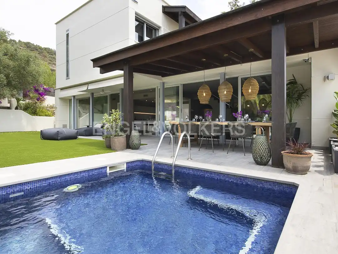 Terraza de Casa o chalet de alquiler en Sant Pere de Ribes con Aire acondicionado, Calefacción y Jardín privado