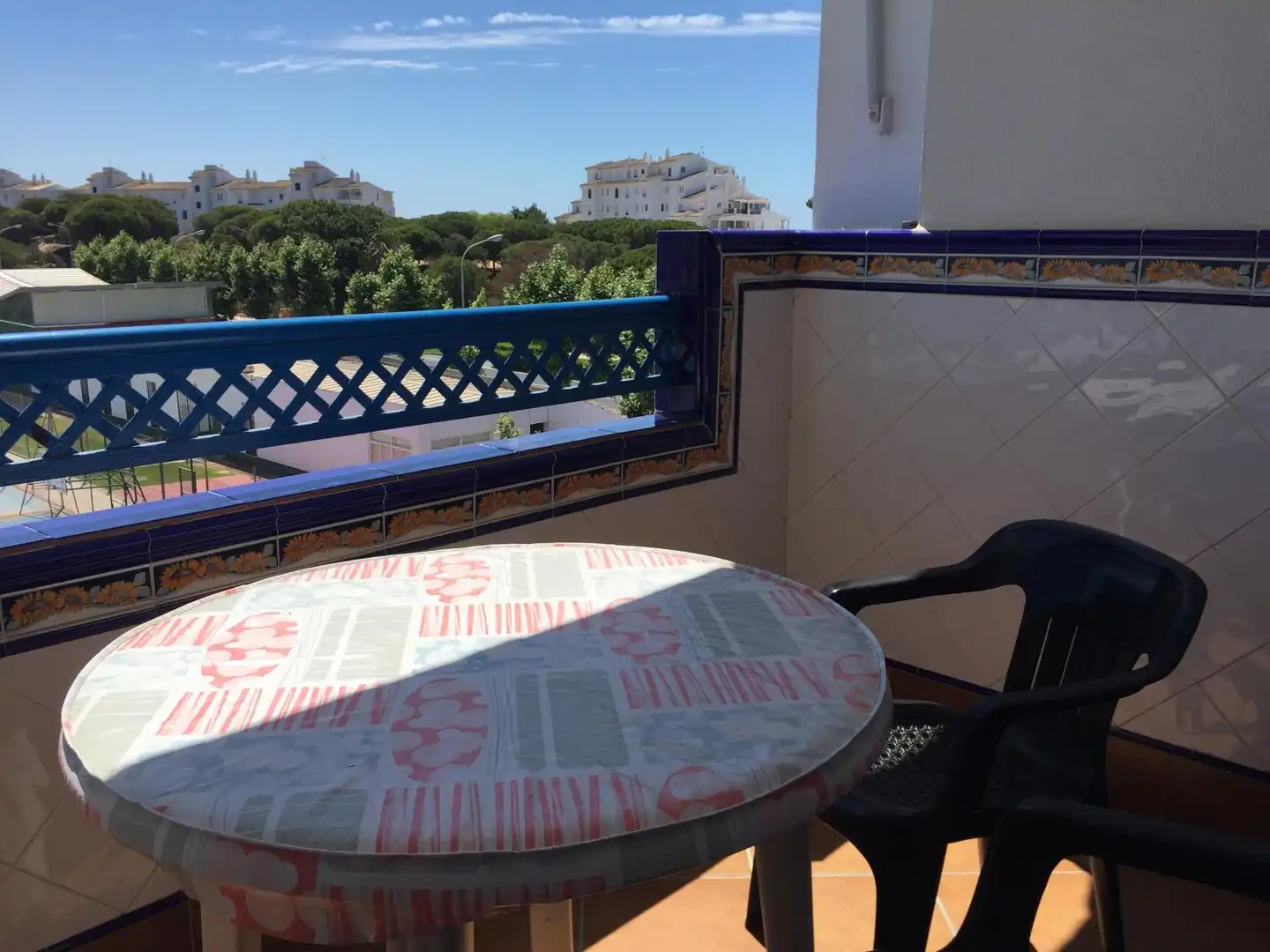 Terraza de Piso de alquiler en El Portil con Jardín privado, Terraza y Piscina