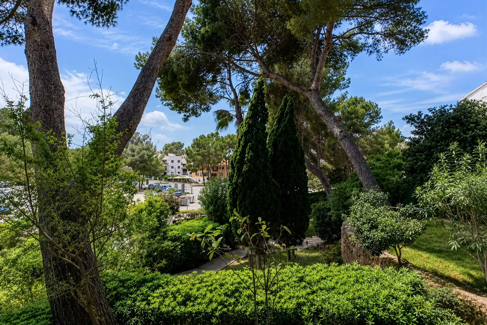 Garden of Flat for rent in Calvià  with Air Conditioner, Heating and Furnished