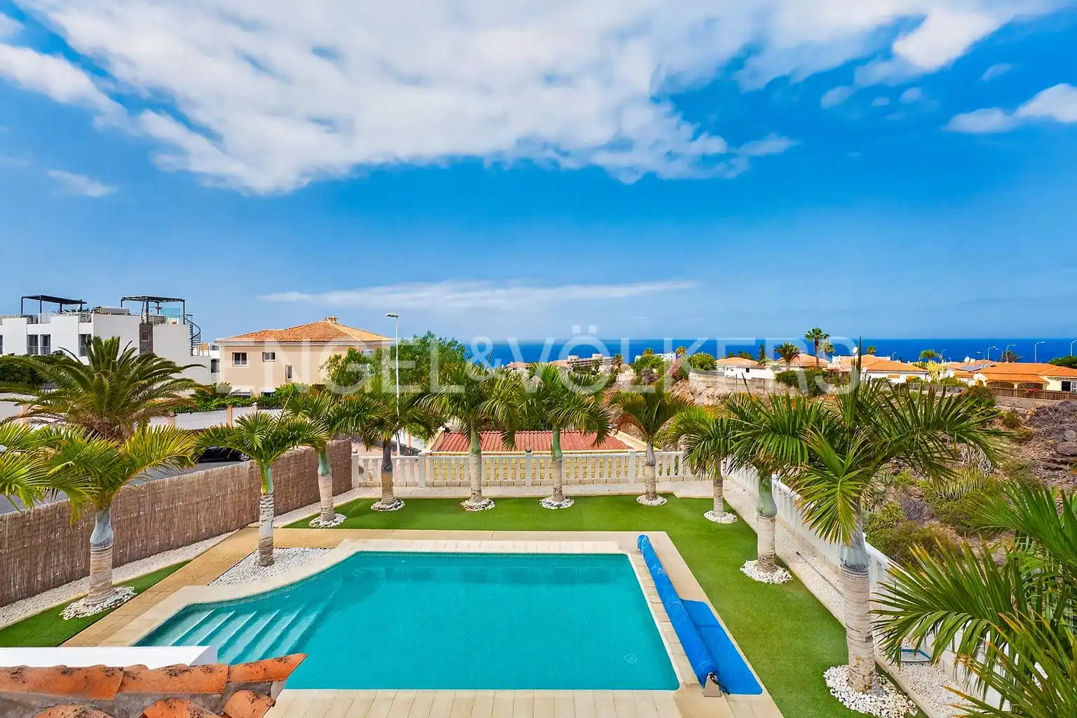 Exterior view of Houses for sale in Adeje  with Air Conditioner, Terrace and Swimming Pool