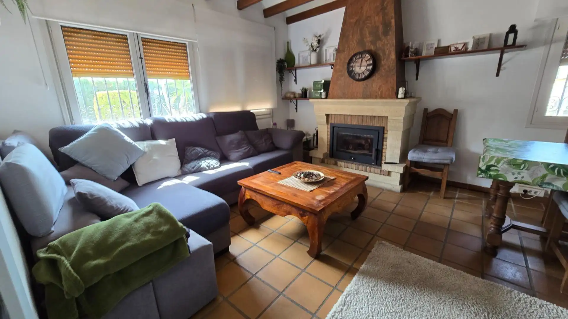 Living room of Houses for sale in Elche / Elx  with Air Conditioner, Private garden and Terrace