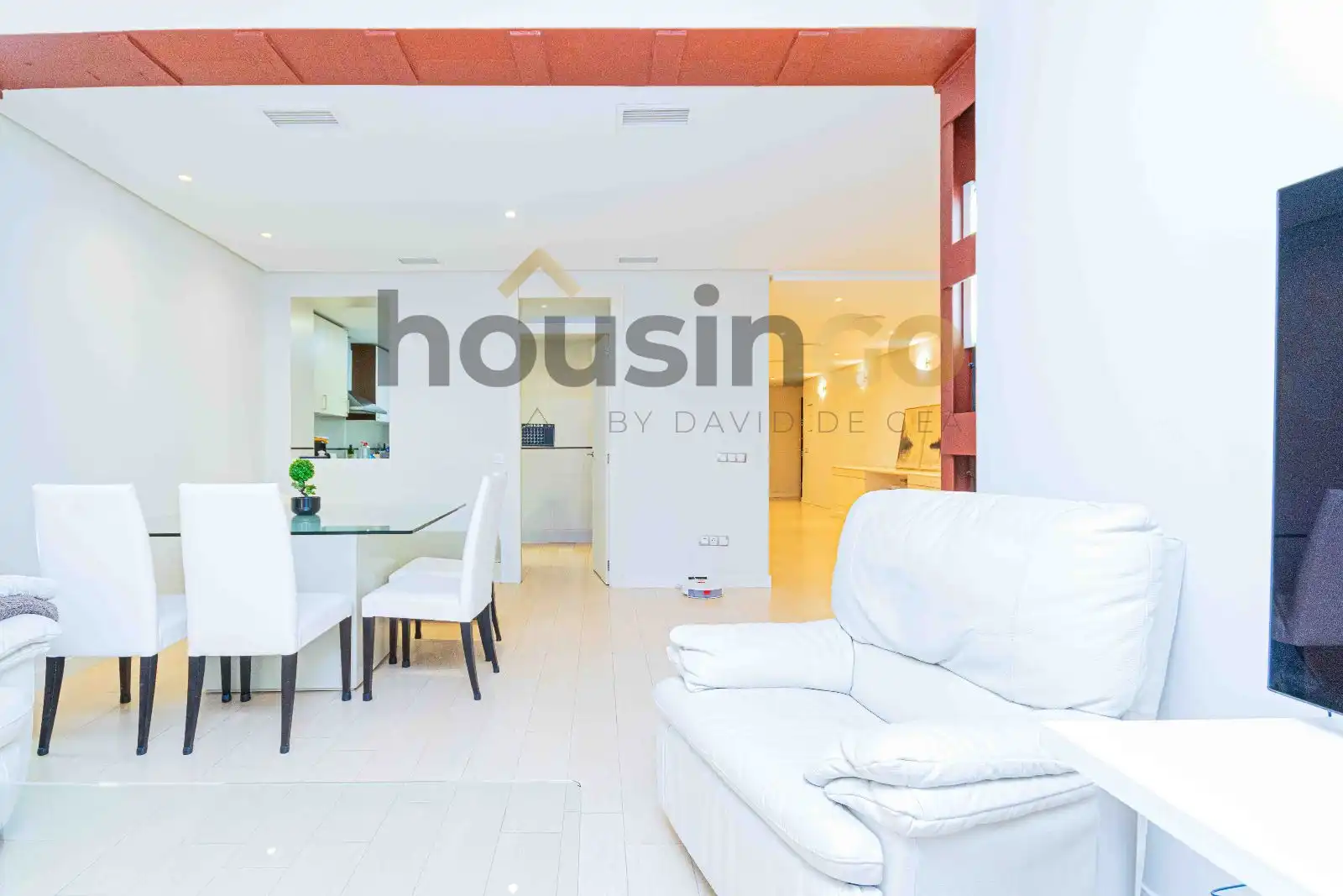 Wohnzimmer von Wohnung zum Verkauf in  Madrid Capital mit Klimaanlage, Heizung und Möbliert