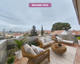 Terrassa de Casa o xalet en venda en Sant Cugat del Vallès amb Aire condicionat, Calefacció i Jardí privat