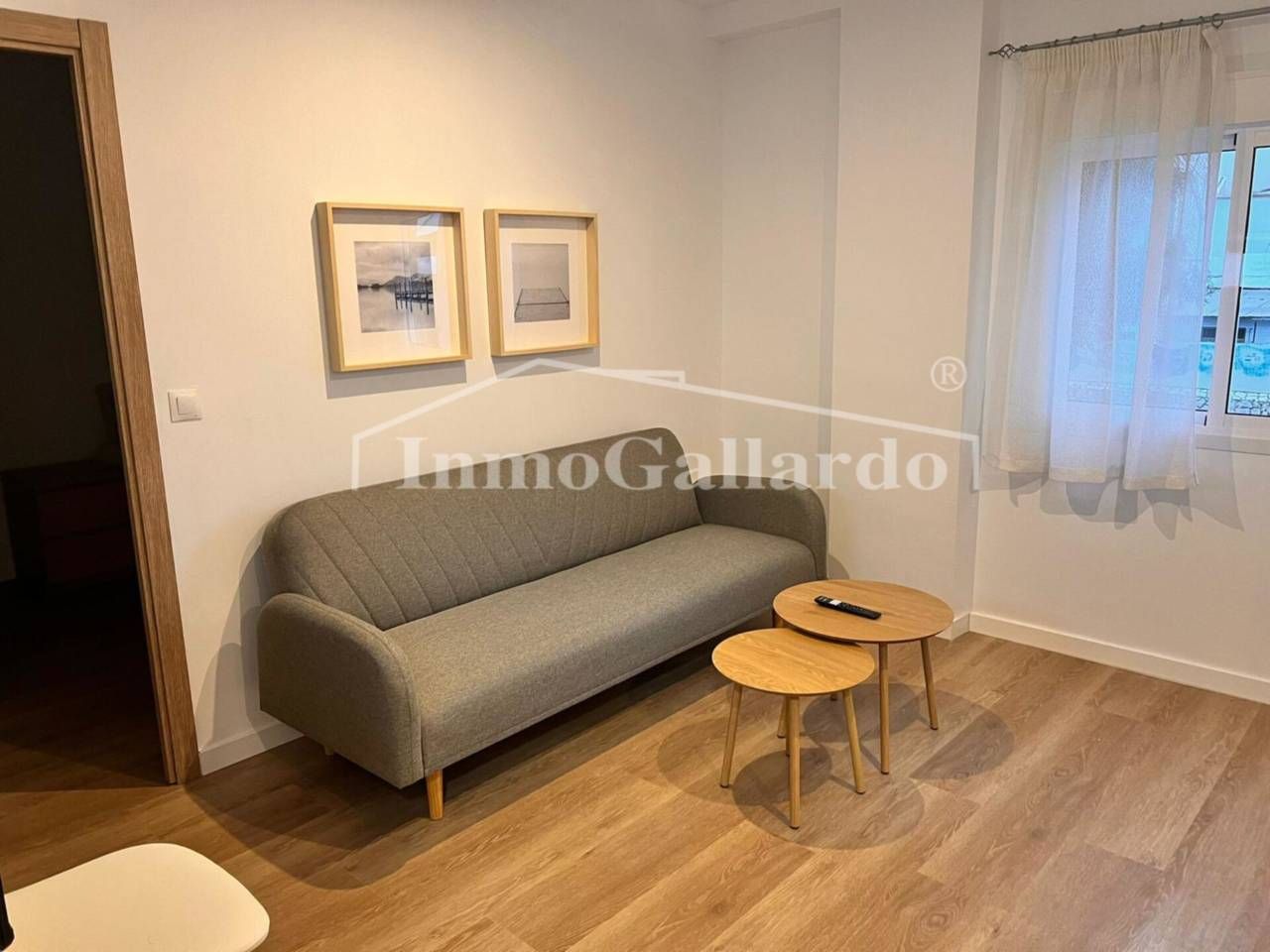 Sala d'estar de Apartament de lloguer en Málaga Capital amb Aire condicionat, Terrassa i Moblat