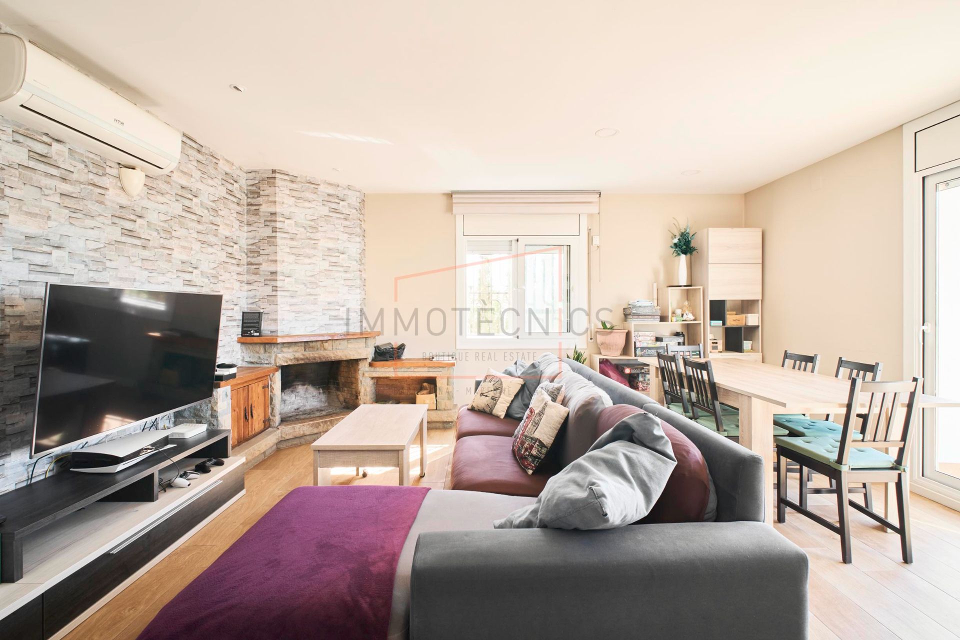 Living room of House or chalet for sale in Lliçà d'Amunt  with Air Conditioner, Heating and Private garden