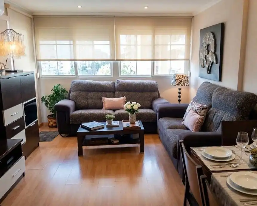 Appartement compact avec terrasse à louer à Platja de la Pobla de Farnals