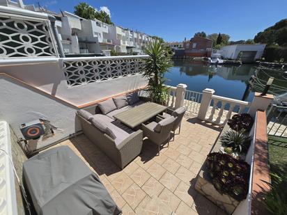 Terrace of Single-family semi-detached for sale in Empuriabrava  with Air Conditioner, Heating and Parquet flooring