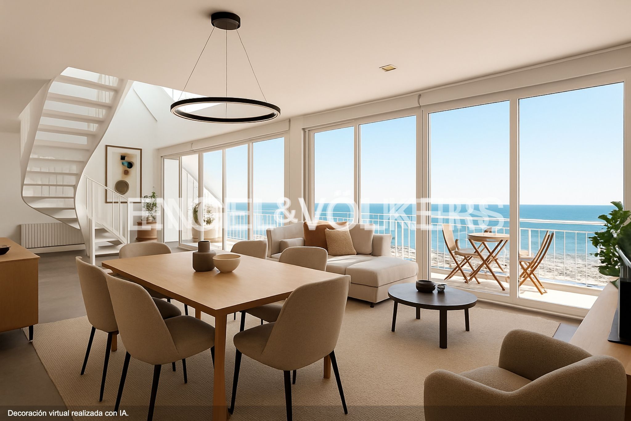 Living room of House or chalet for sale in Sitges  with Air Conditioner, Heating and Private garden