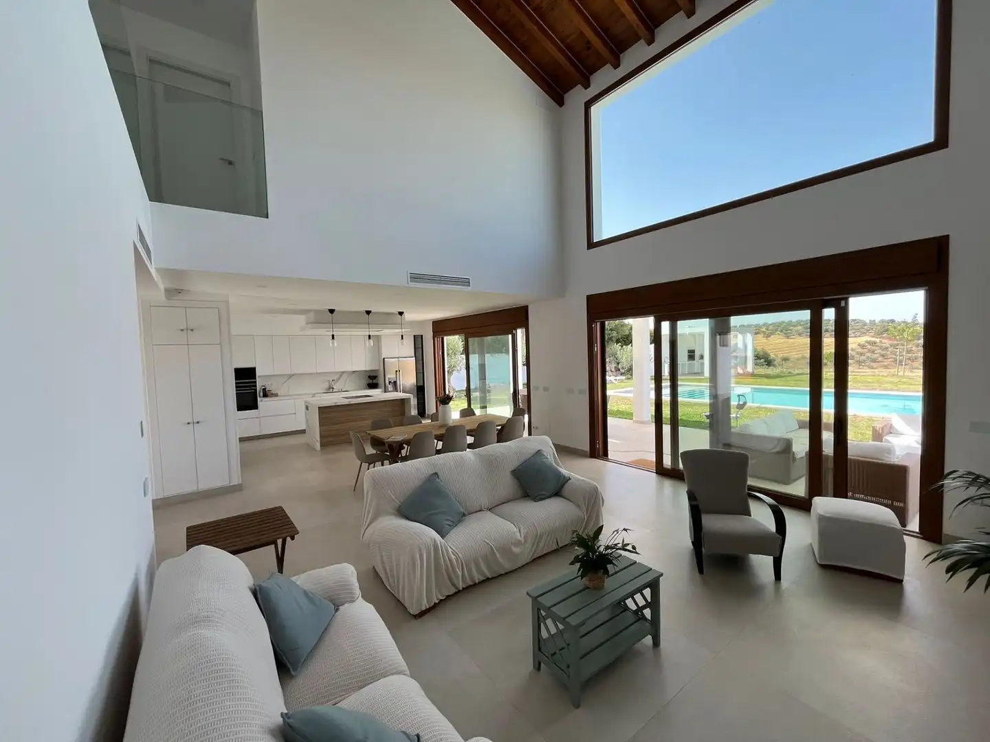 Sala de estar de Casa o chalet en venta en Colmenar con Aire acondicionado, Jardín privado y Terraza