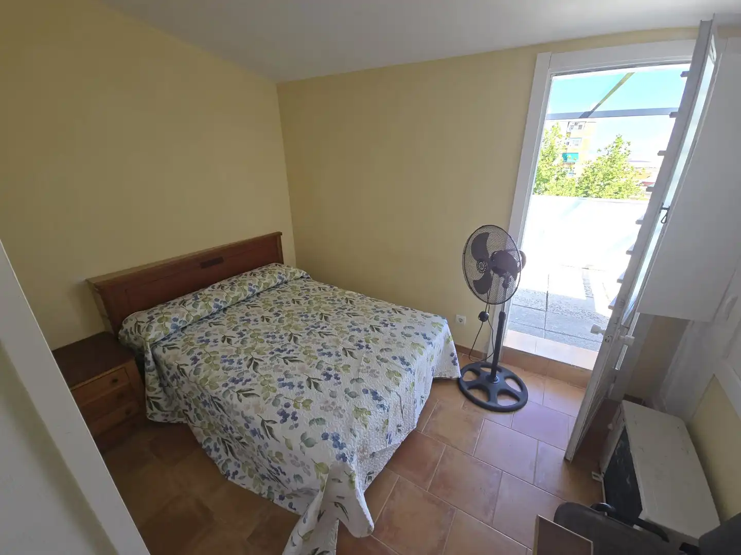 Bedroom of Apartments for rent in Cáceres  with Air Conditioner, Terrace and Furnished