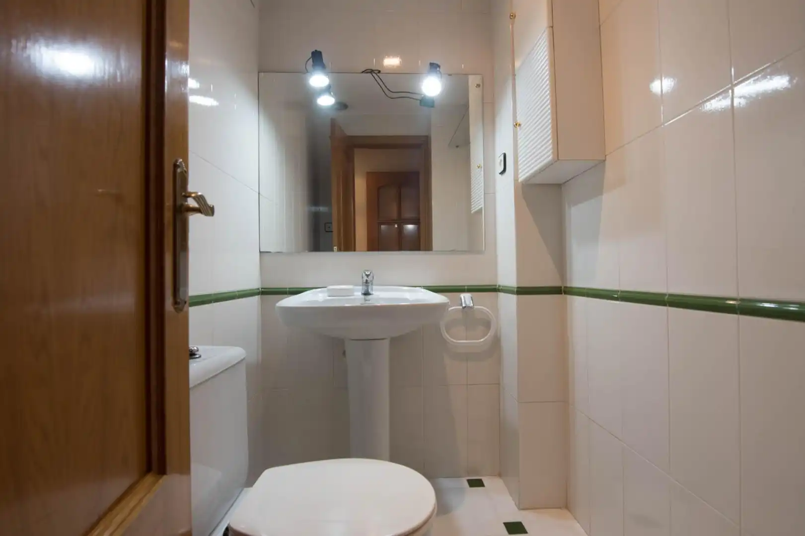 Badezimmer von Wohnung zur Miete in Murcia mit Heizung, Parkett und Terrasse