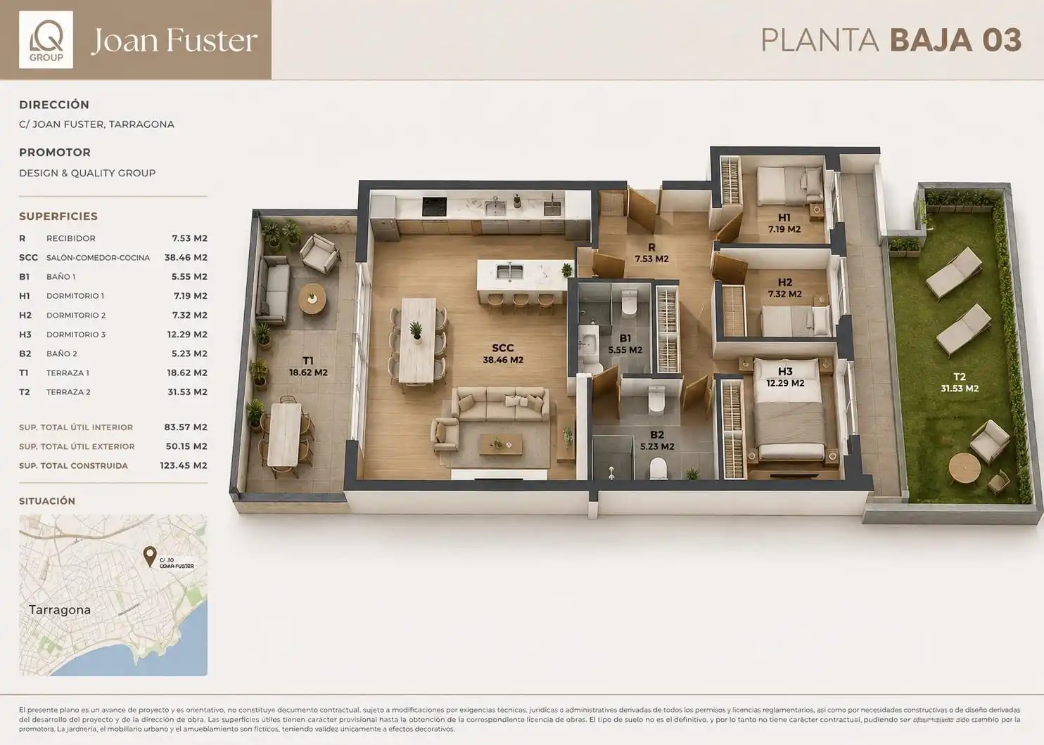 Appartement avec jardin à vendre à Joan Fuster, imagen 5